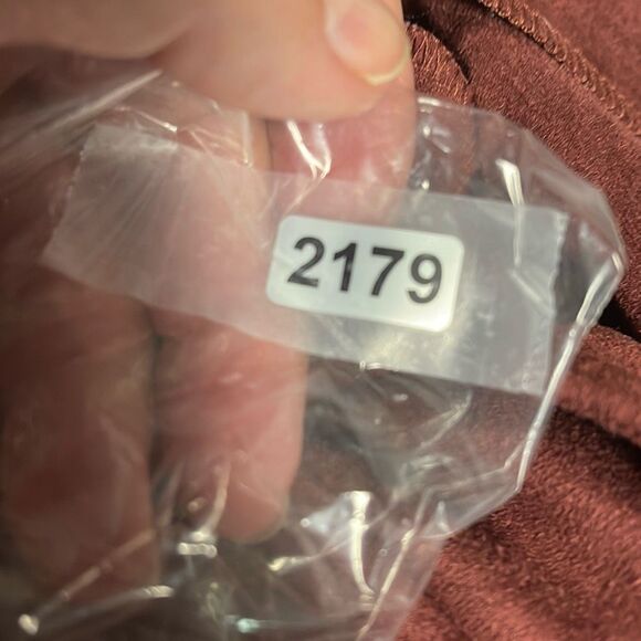 Promesa size M faux suede snap Front burgundy jackets - Picture 9 of 9